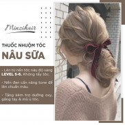 NÂU SỮA | Thuốc Nhuộm Tóc Màu Nâu Trà Sữa [KHÔNG TẨY TÓC] Lên Từ Nền Nâu - Minzihair
